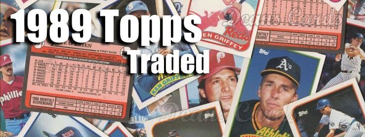 1989 Topps Traded Baseball Cards 