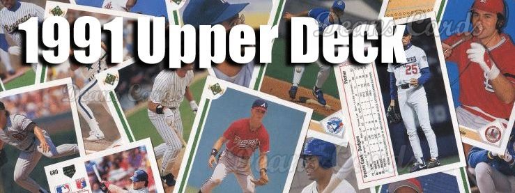 1991 Upper Deck Baseball Cards 