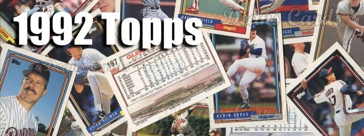 1992 Topps Baseball Cards 