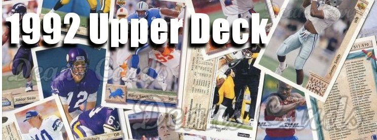 1992 Upper Deck Football Cards 