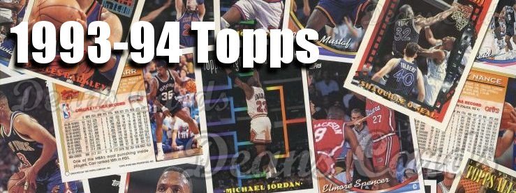 1993-94 Topps Basketball Cards 