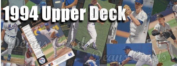 1994 Upper Deck Baseball Cards 