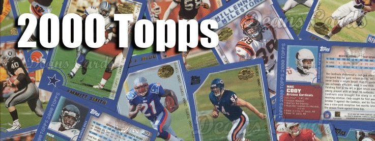 2000 Topps Football Cards 