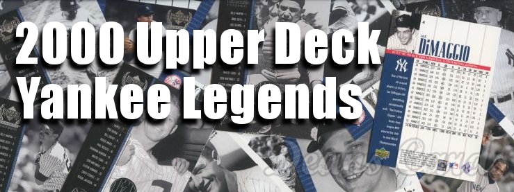 2000 Upper Deck Yankee Legends Baseball Cards 