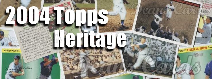 2004 Topps Heritage Baseball Cards 