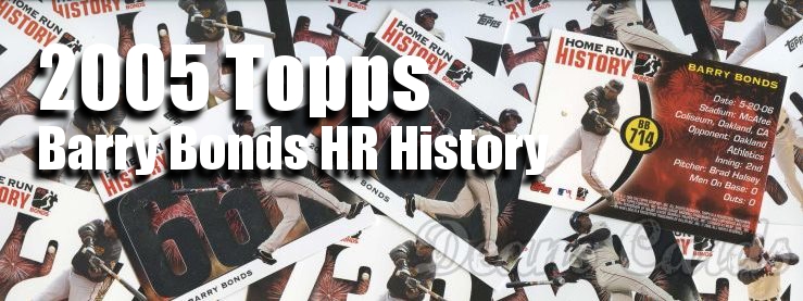 2005 Topps Barry Bonds HR History