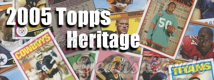 2005 Topps Heritage Football Cards 