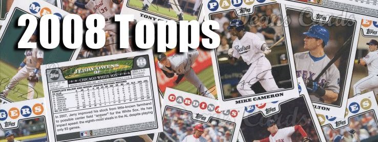 2008 Topps Baseball Cards 