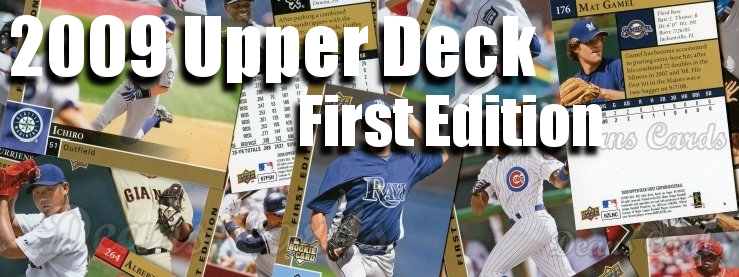 2009 Upper Deck First Edition Baseball Cards 