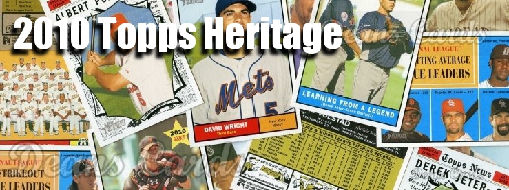 2010 Topps Heritage Baseball Cards 