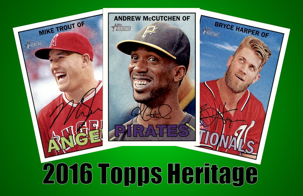 2016 Topps Heritage Baseball Cards 