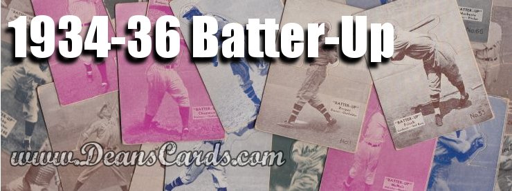 1934-36 Batter-Up (R318) Baseball Cards 