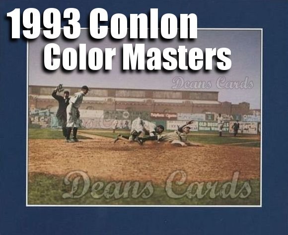 1993 Conlon Masters Color Baseball Cards 