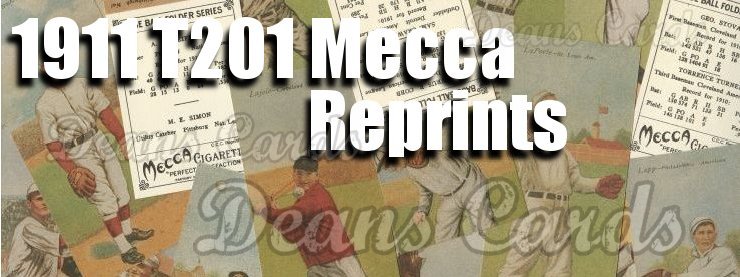 1911 T201 Mecca Reprints 