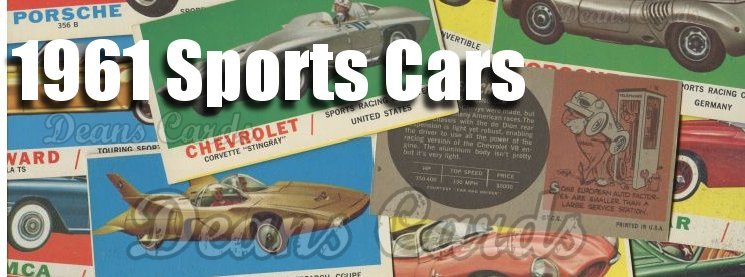 1961 Topps Sports Cars 