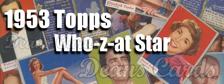 1953 Topps Who-Z-At Star 