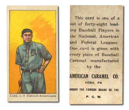 1915 E106 American Caramel Baseball Cards 