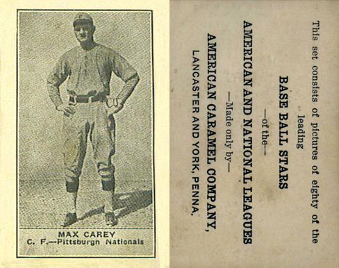1922 E122 American Caramel Baseball Cards