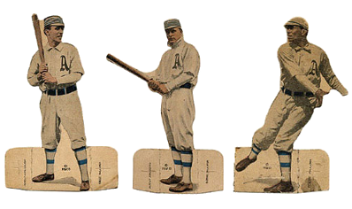 1910 E125 American Caramel Die Cuts Baseball Cards 