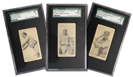 1909-10 E97-2 C.A. Briggs (B&W) Baseball Cards  