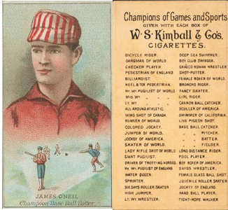 1887 N184 W.S. Kimball Champions Cards