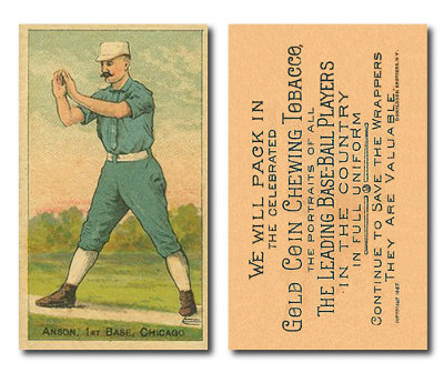 1887 N284 Buchner Gold Coin Baseball Cards