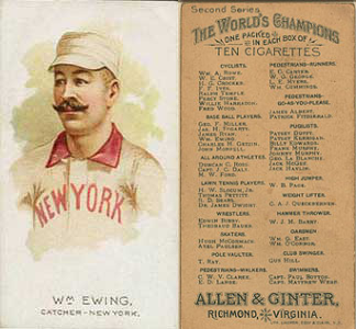 1889 N29 Allen & Ginter World's Champions Cards 