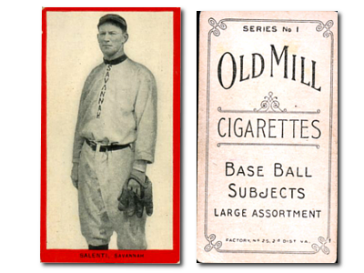 1910 T210-1 Old Mill South Atlantic League Series 1 