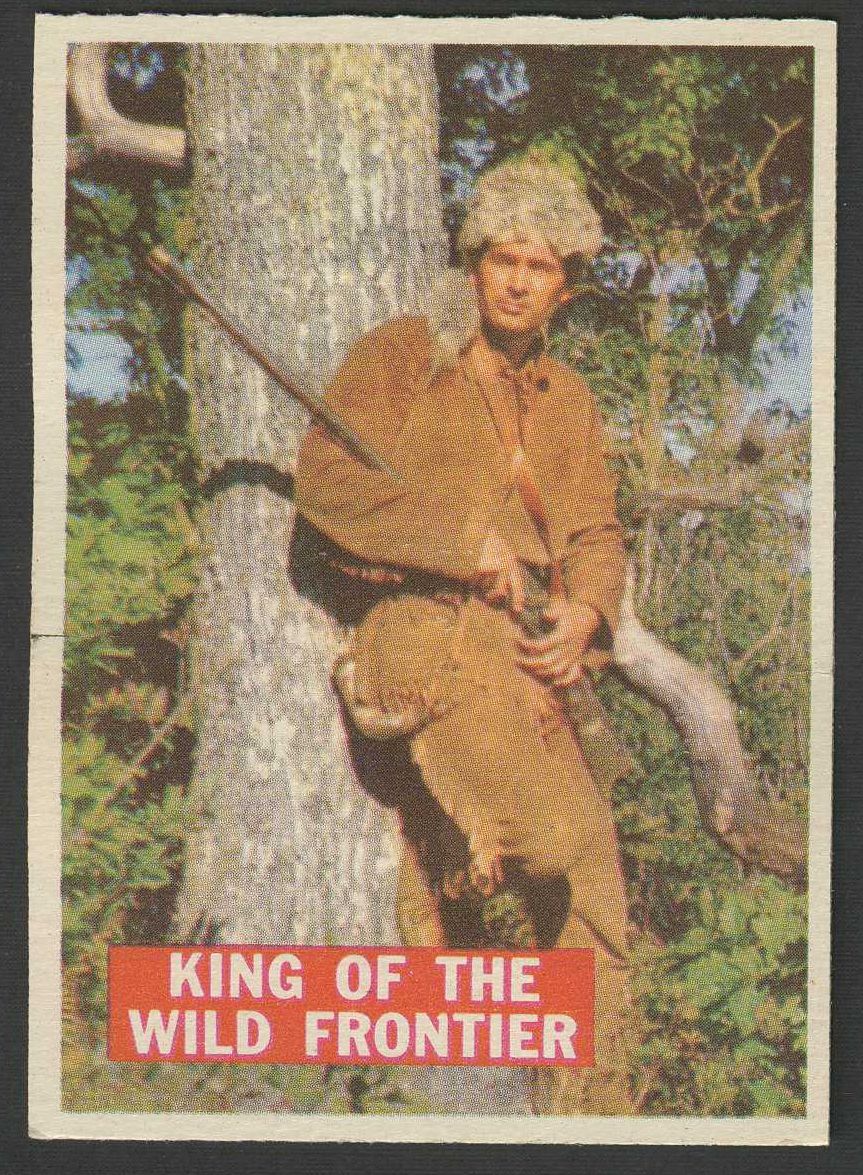 1956 Davy Crockett Topps Complete Set