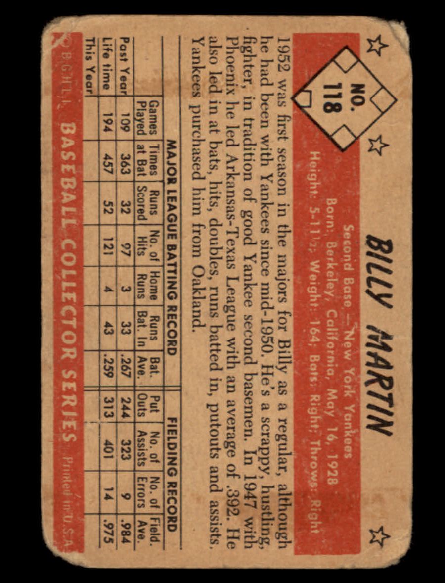 1953 Bowman Color Baseball Complete Set