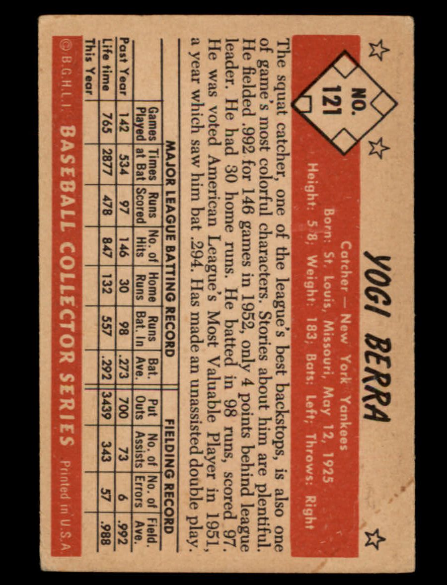 1953 Bowman Color Baseball Complete Set