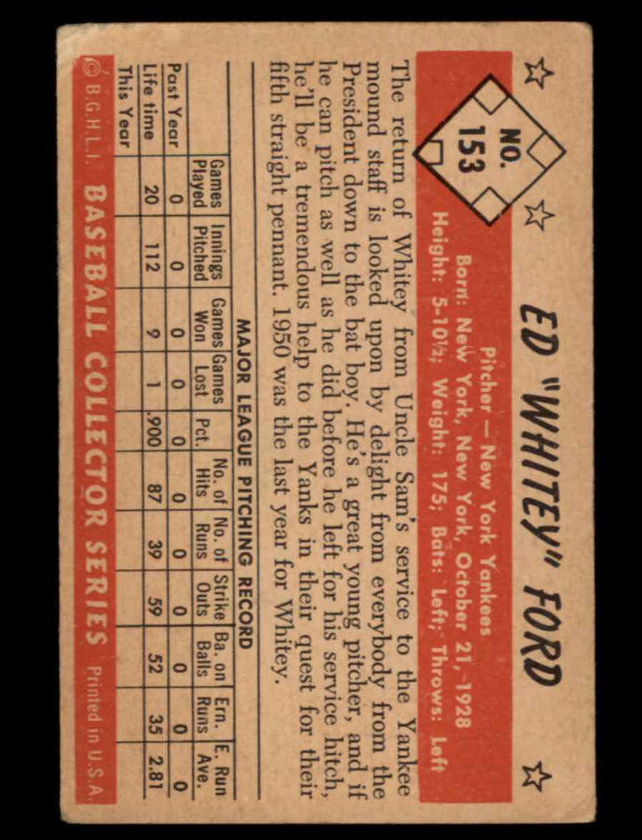 1953 Bowman Color Baseball Complete Set