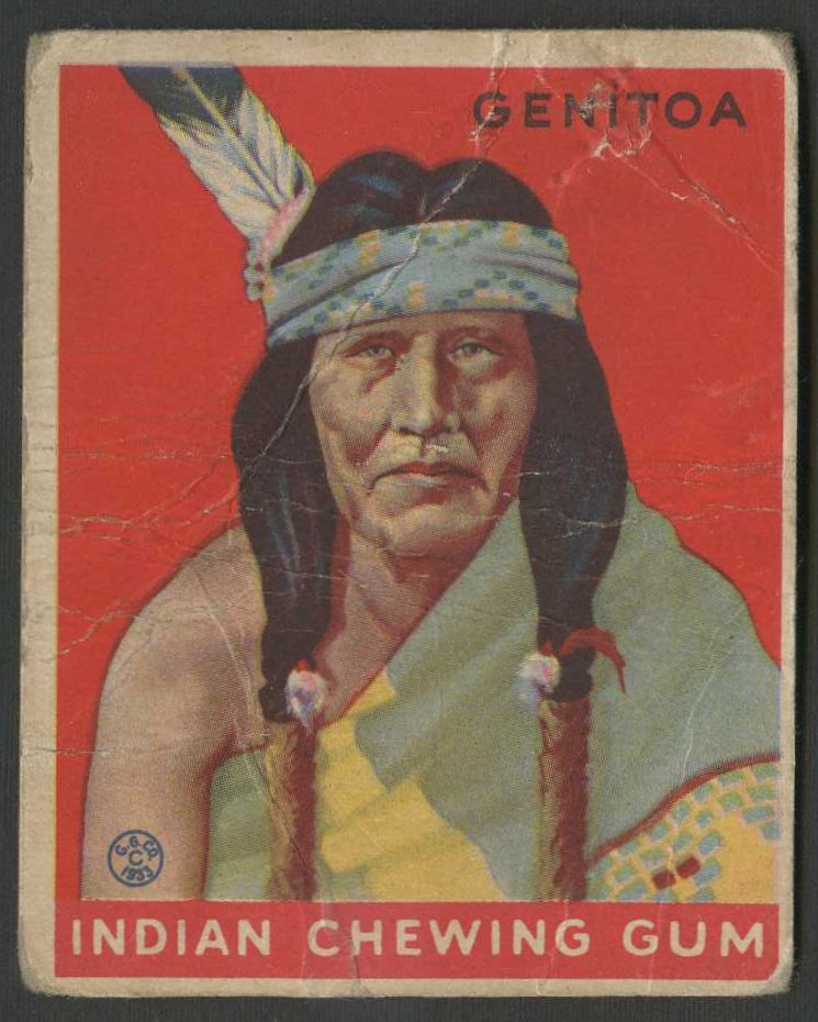 1933 Goudey Indian Gum Near Complete Set (147/216 Cards)