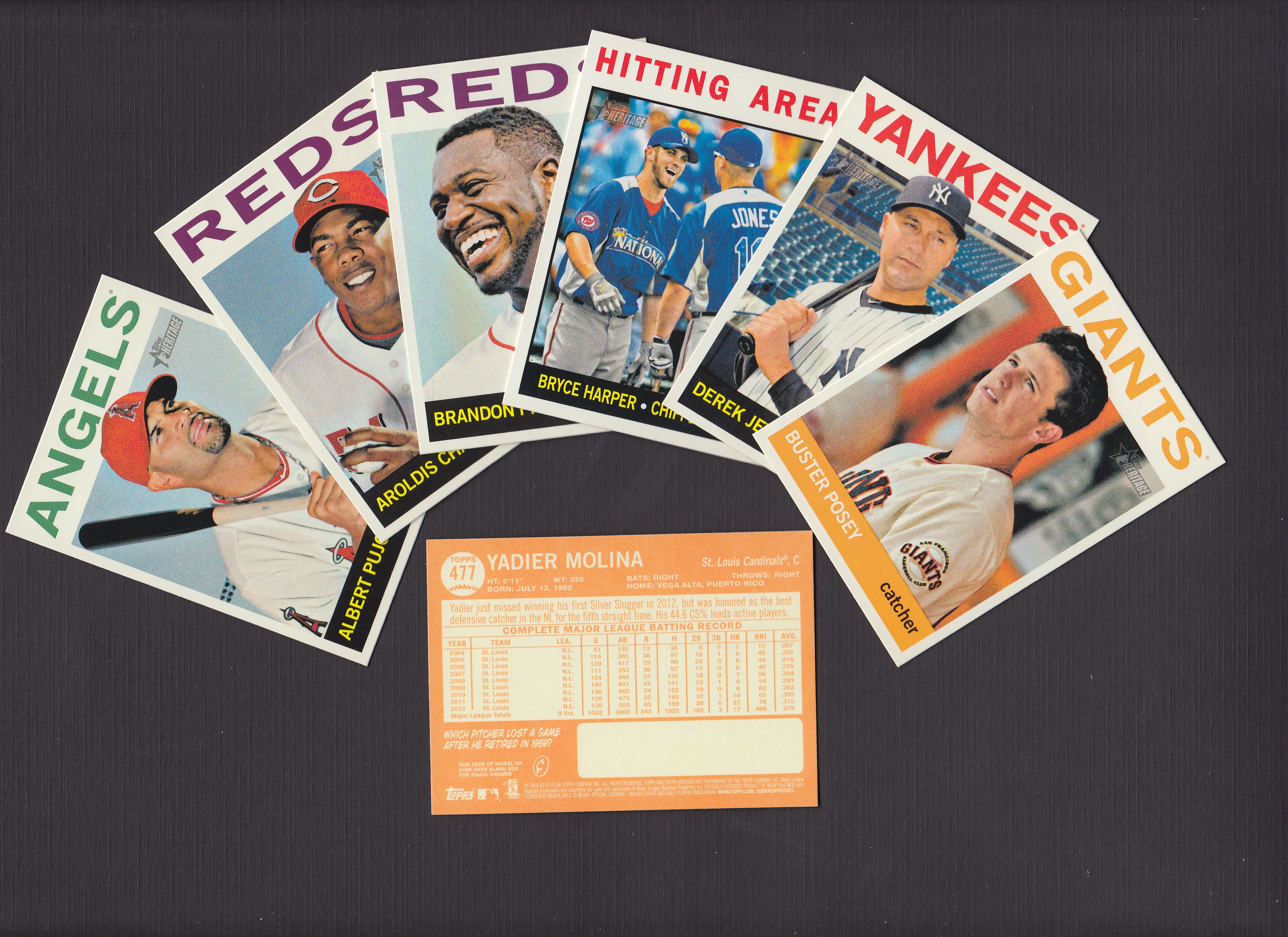 2013 Toppps Topps Heritage Complete Master Set