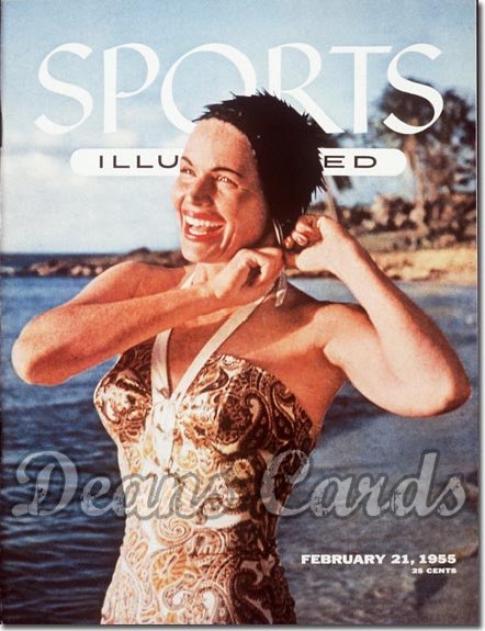 1955 Sports Illustrated February 21 - Betty DiBugnano (Swimsuit Model)