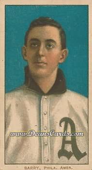 1909 T206 Piedmont & Sweet Caporal Back #20 Jack Barry