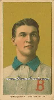 1909 T206 #0 Frank Bowerman - Portrait