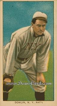 1909 T206 #0 Mike Donlin - Fielding