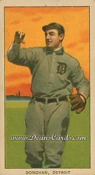 1909 T206 #0 Bill Donovan - Follow Thru