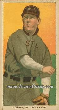 1909 T206 #0 Hobe Ferris - Throwing