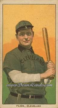 1909 T206 #0 Elmer Flick - Batting