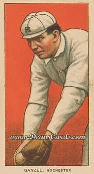 1909 T206 #0 John Ganzel - Fielding