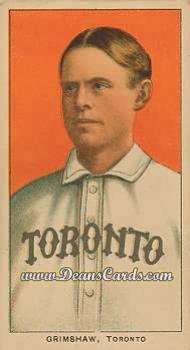1909 T206 #0 Moose Grimshaw - Portrait