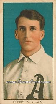 1909 T206 #0 Harry Krause - Portrait