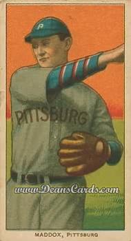 1909 T206 #0 Nick Maddox - Follow Thru