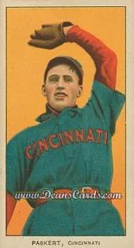 1909 T206 #0 Dode Paskert - Fielding