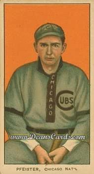 1909 T206 #0 Jake Pfiester - Sitting