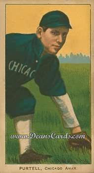 1909 T206 #0 Billy Purtell - Fielding