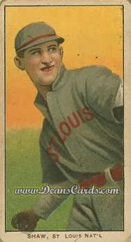 1909 T206 #0 Al Shaw - Follow Thru