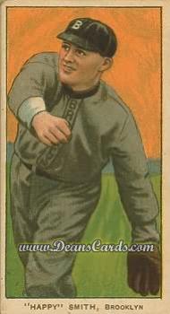1909 T206 #0 Happy Smith - Follow Thru
